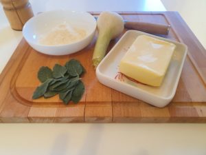 pasta mit salbeibutter